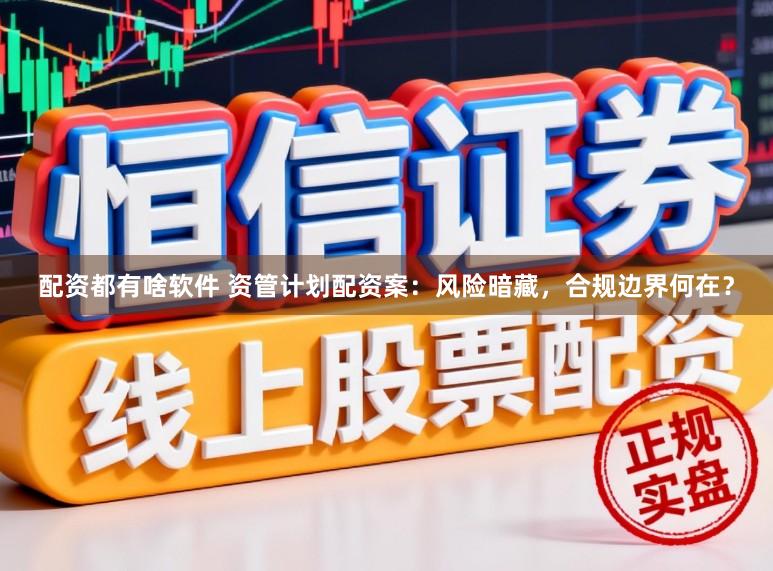 配资都有啥软件 资管计划配资案：风险暗藏，合规边界何在？